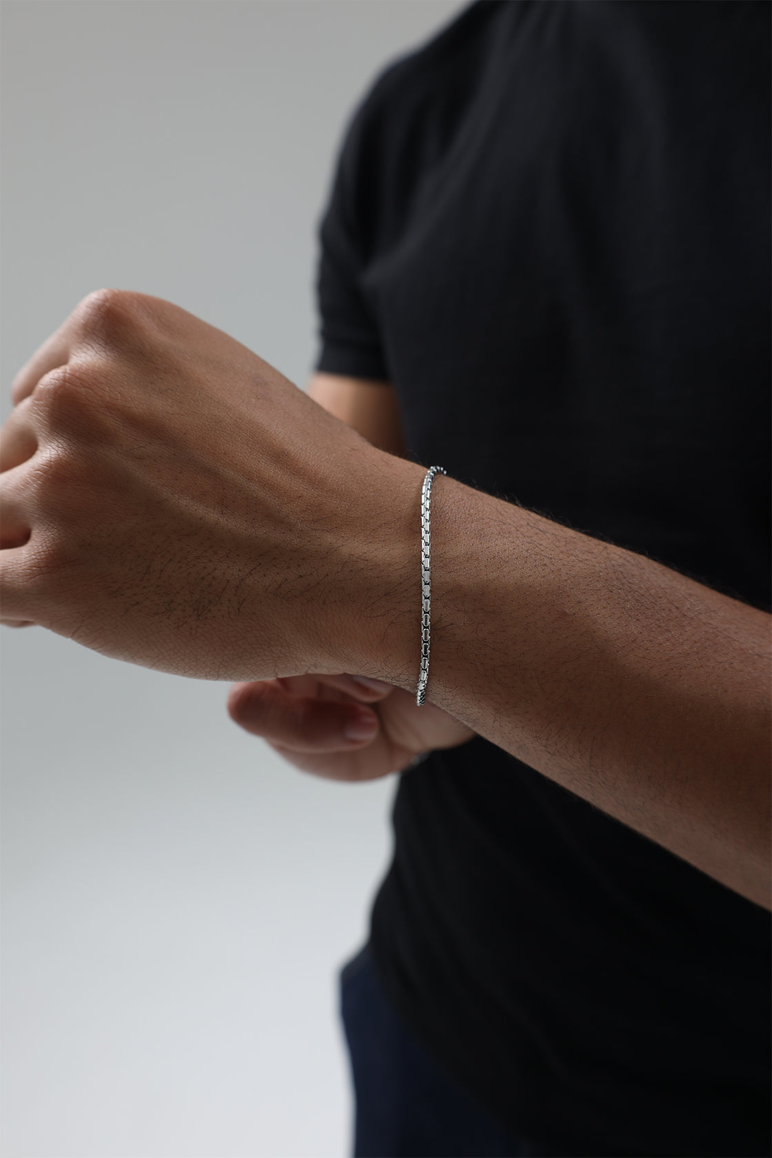 Bamboo Bracelet Silver