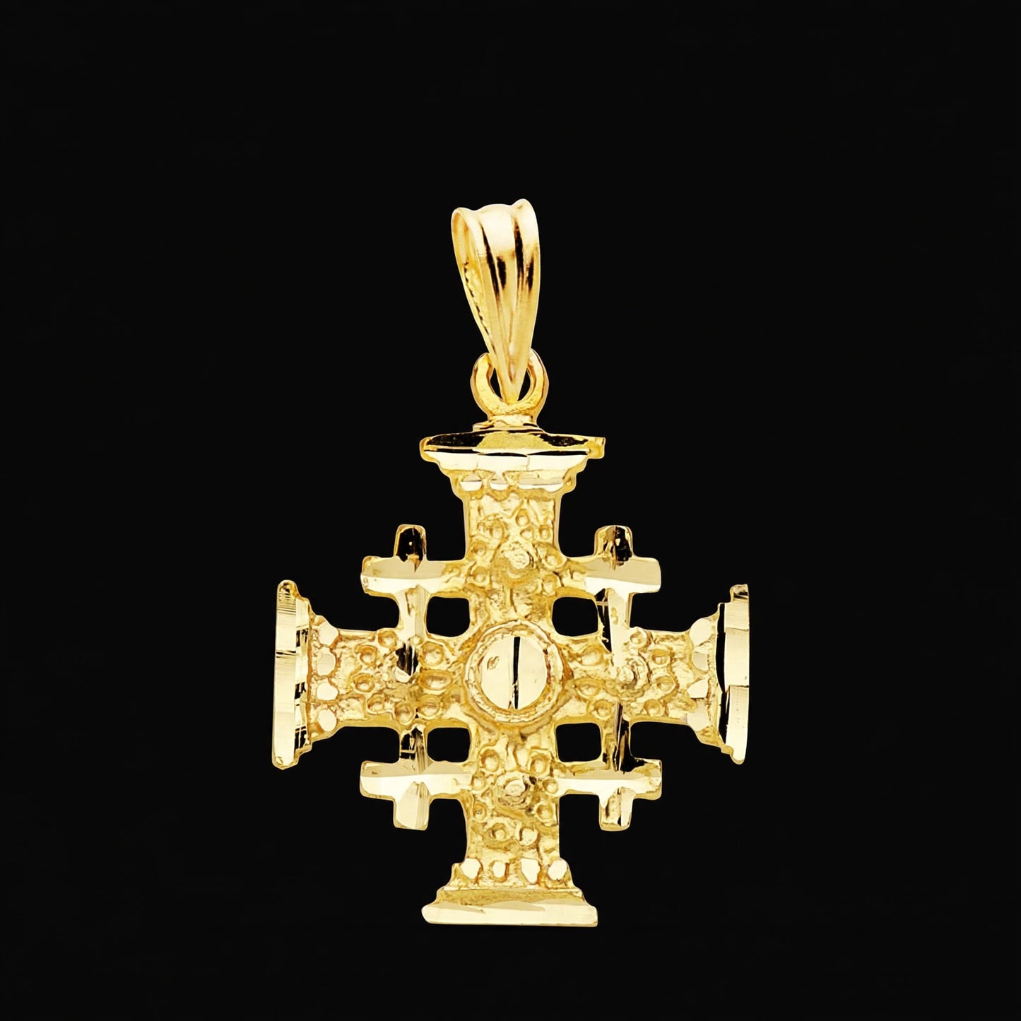 Cruz de Jerusalén 17mm - 9K