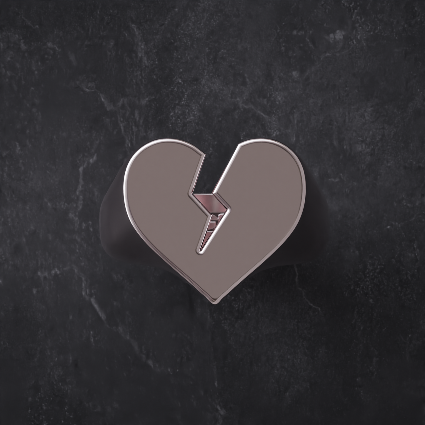 Heartbroken Ring Silver