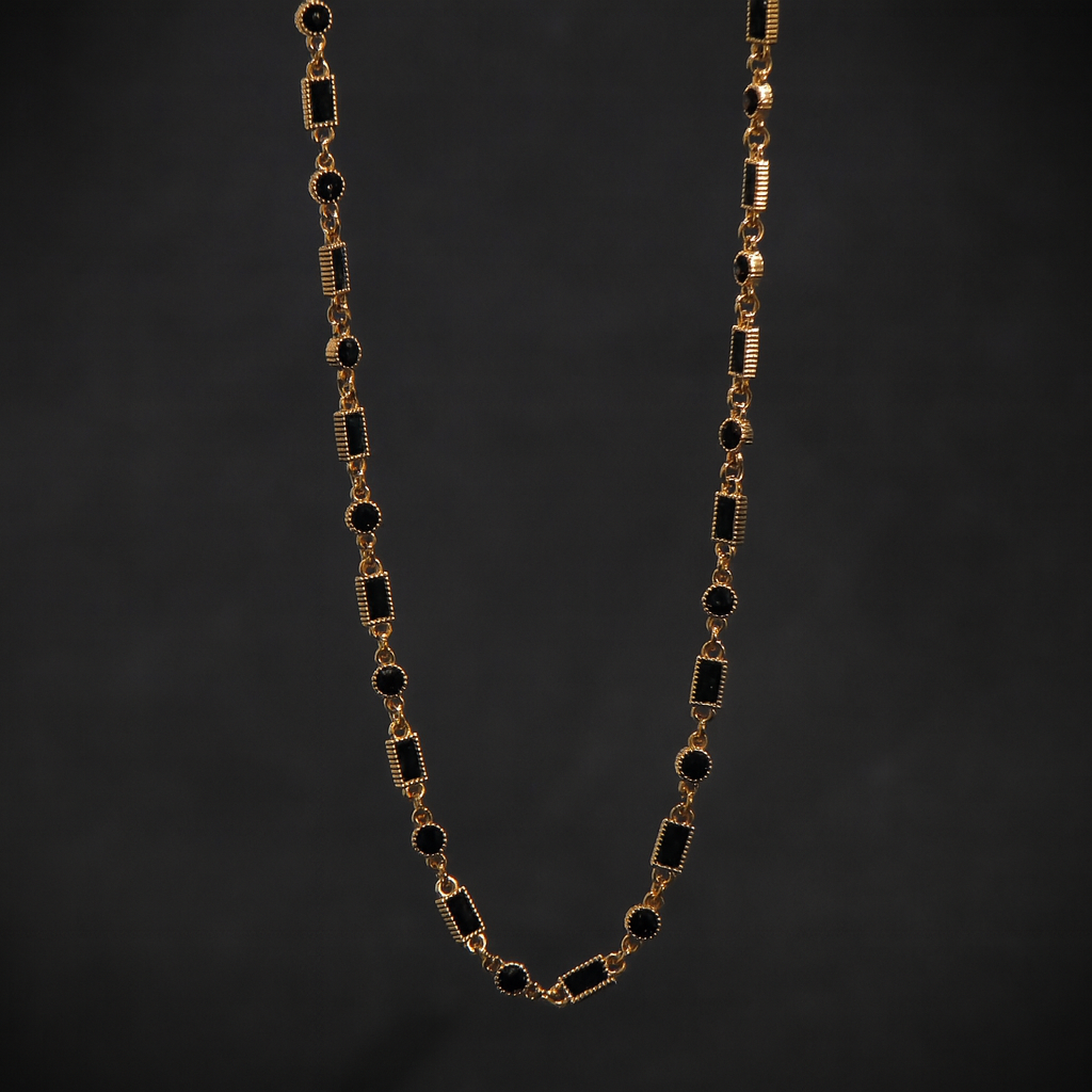 Black Stone Chain
