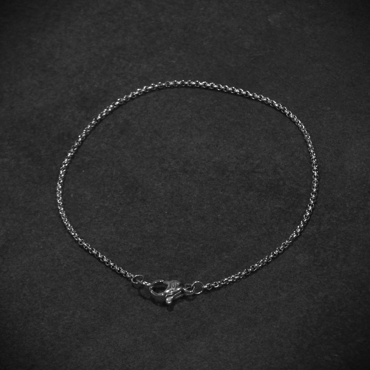 Pulsera Rolo Súper Fina Plata