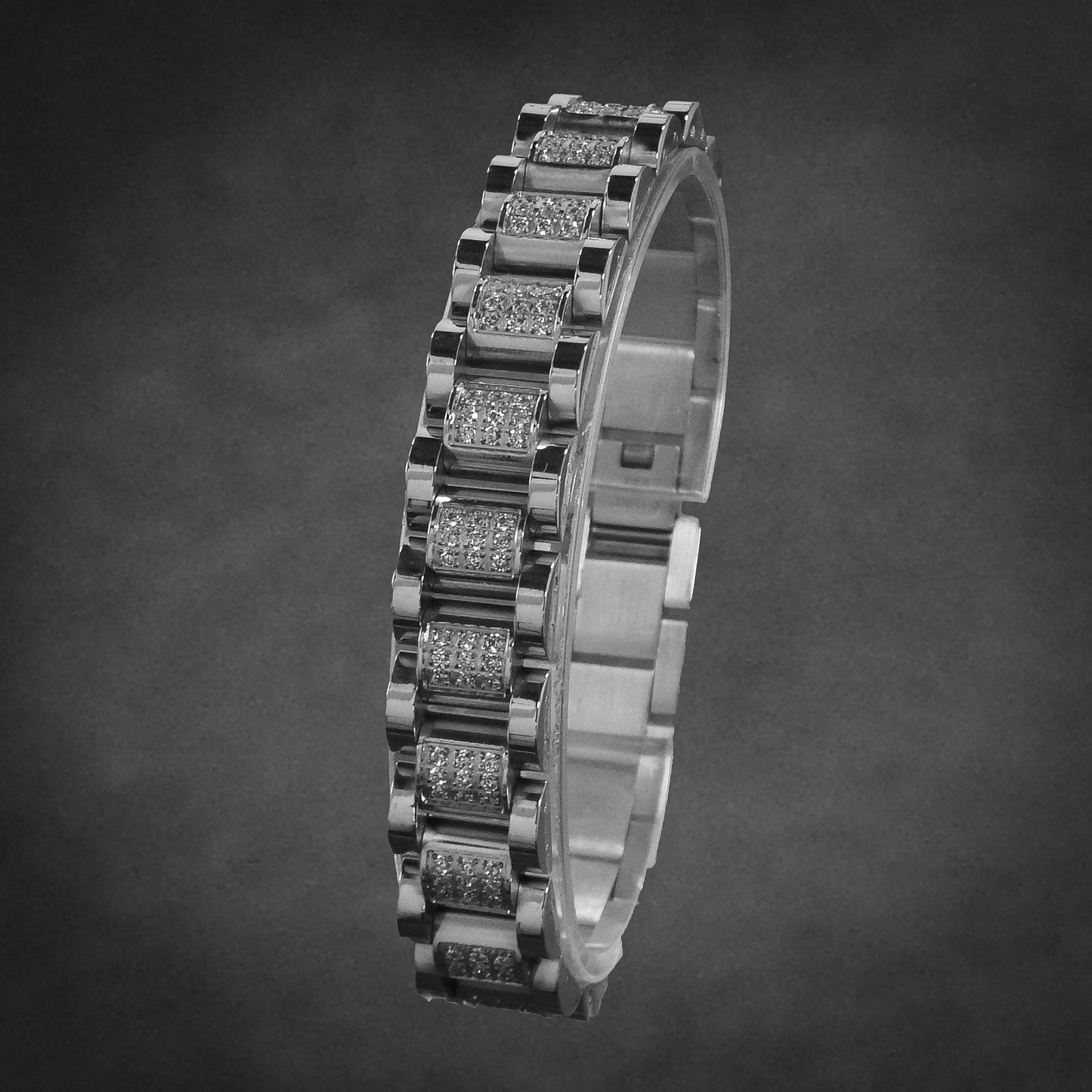 Presidential Strap Iced Plata