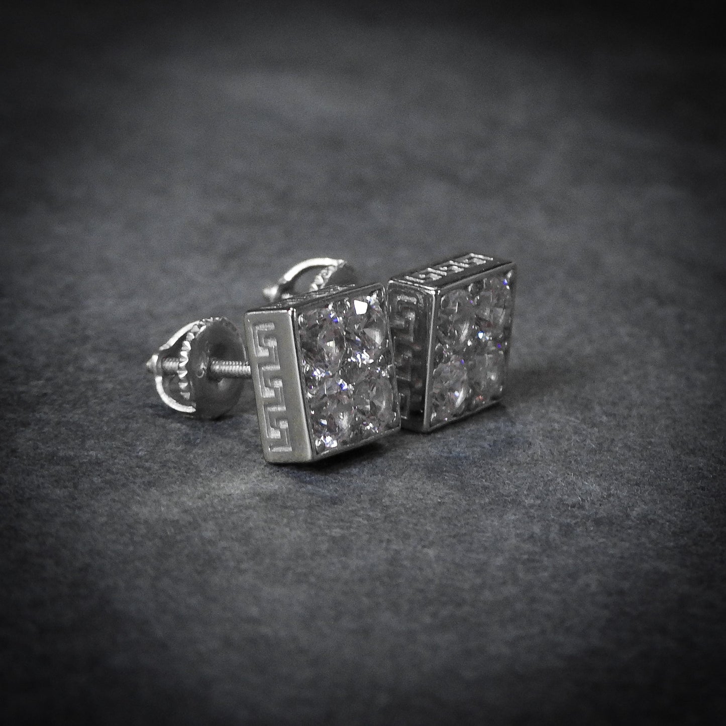 Pendientes Diamond Master Plata