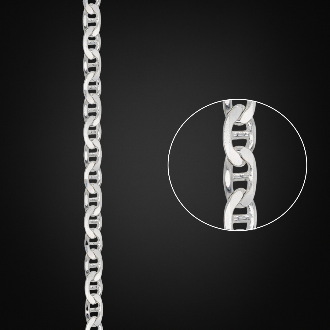 Italian Silver Anchor Chain 6mm – Gold Dealers