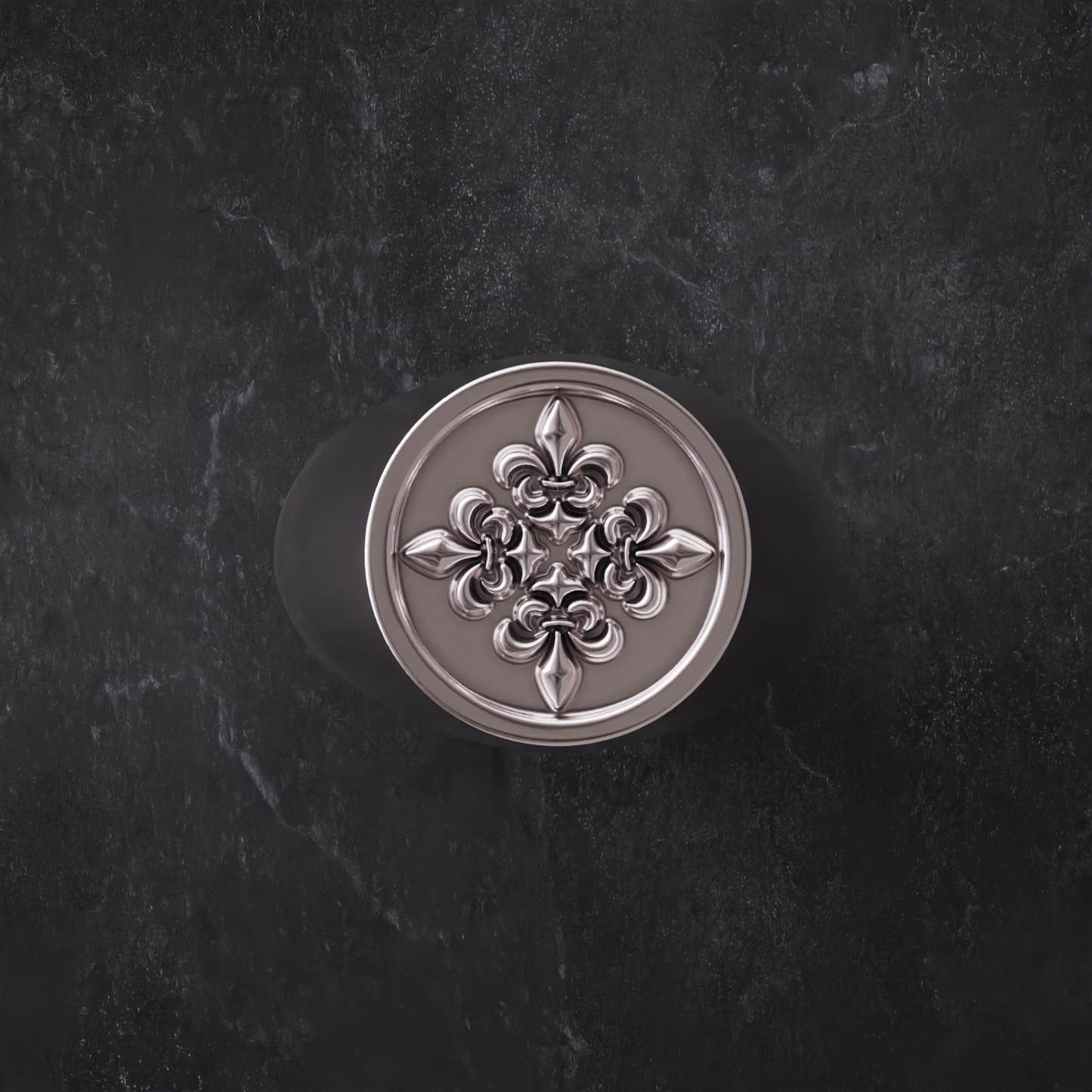 Fleur de Lis Ring Silver