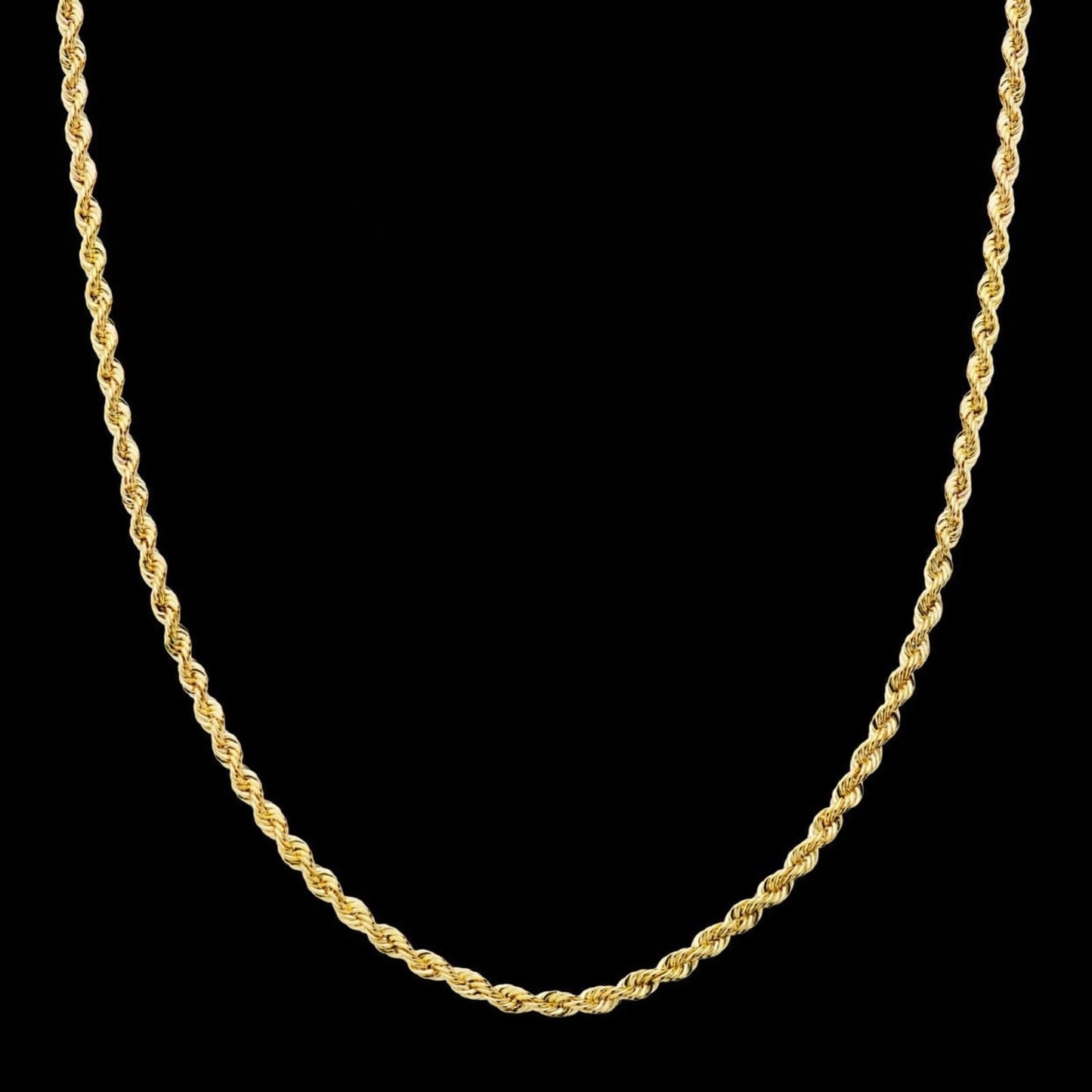 Cordón salomónico ligero de oro amarillo 2,2 mm - 18K