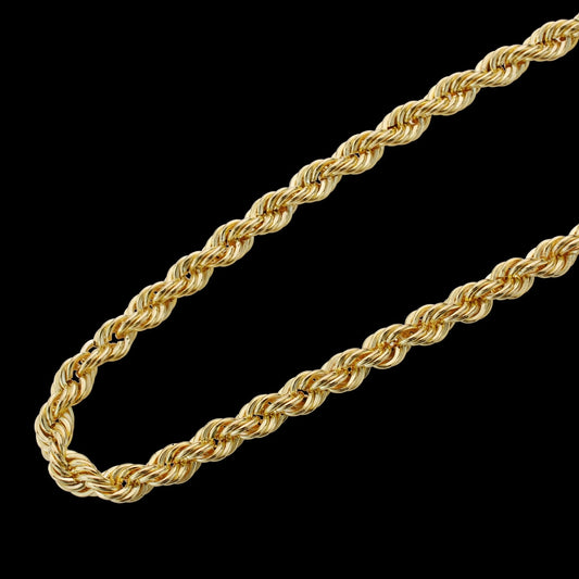 Cordón salomónico ligero de oro amarillo 3,3 mm - 18K