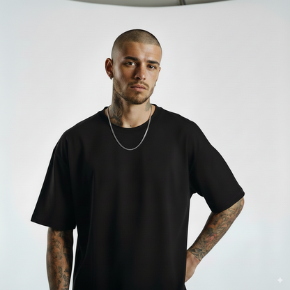 Cadena Ancla Plata Italiana 3mm