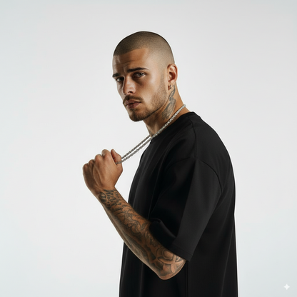 Italian Silver Anchor Chain 6mm