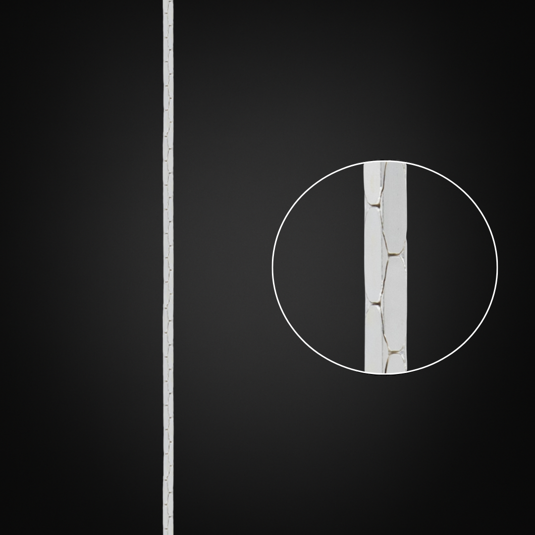 Italian Silver Cardano Chain 1mm