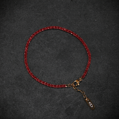 Red Tennis Bracelet - Gold Dealers