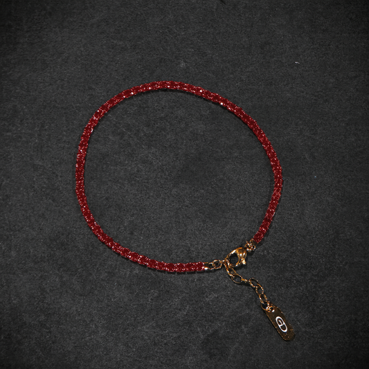 Red Tennis Bracelet