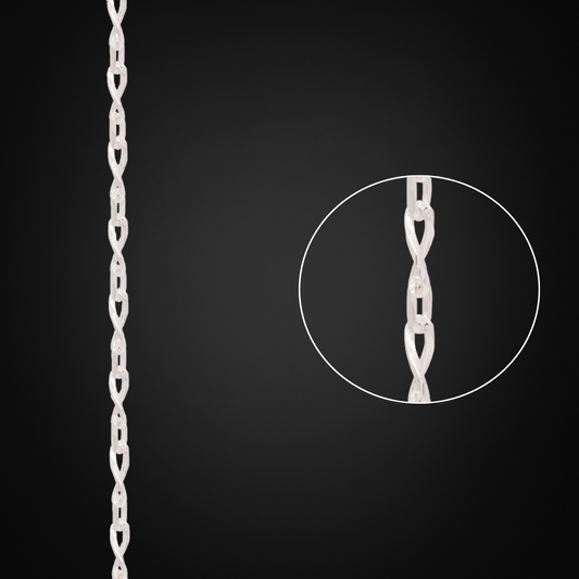 Cadena Infinito Plata Italiana 3mm