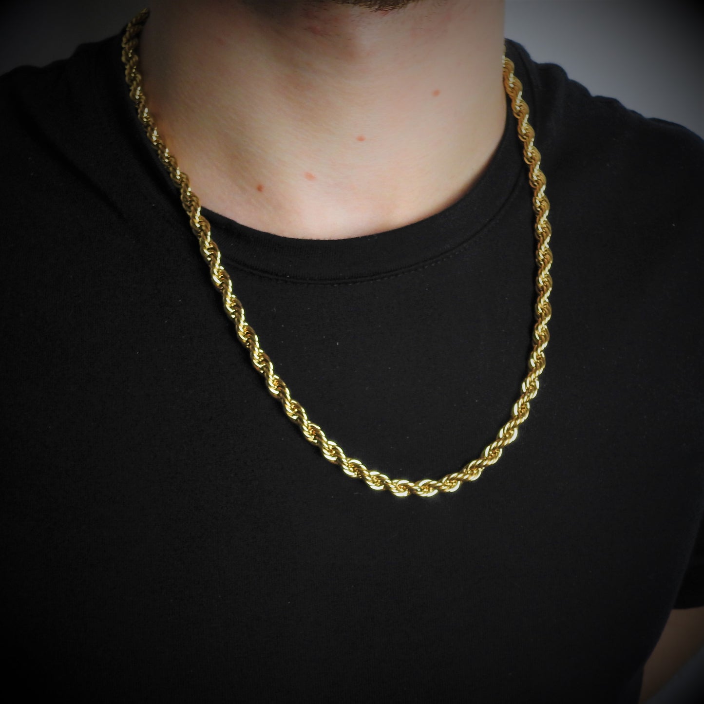 Pack rope chain 6mm - Gold Dealers