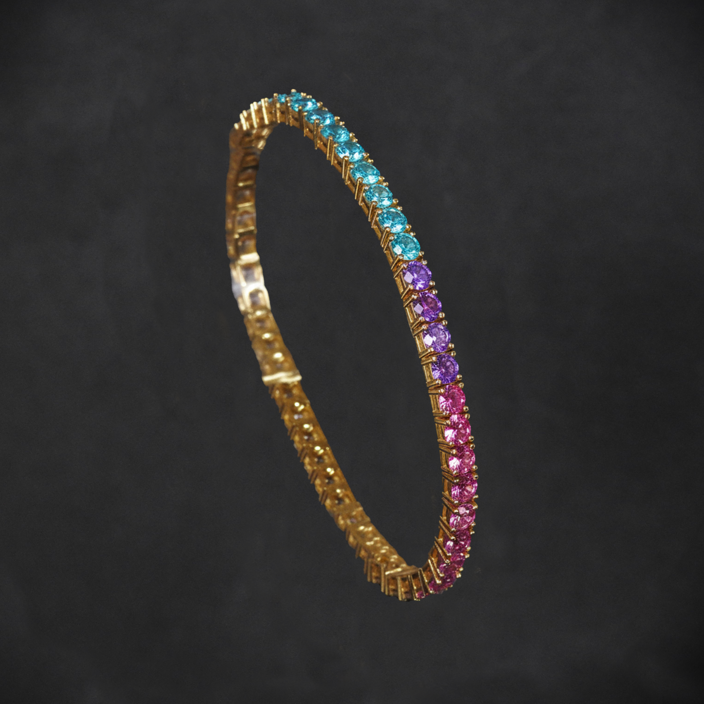 Pulsera tennis rainbow