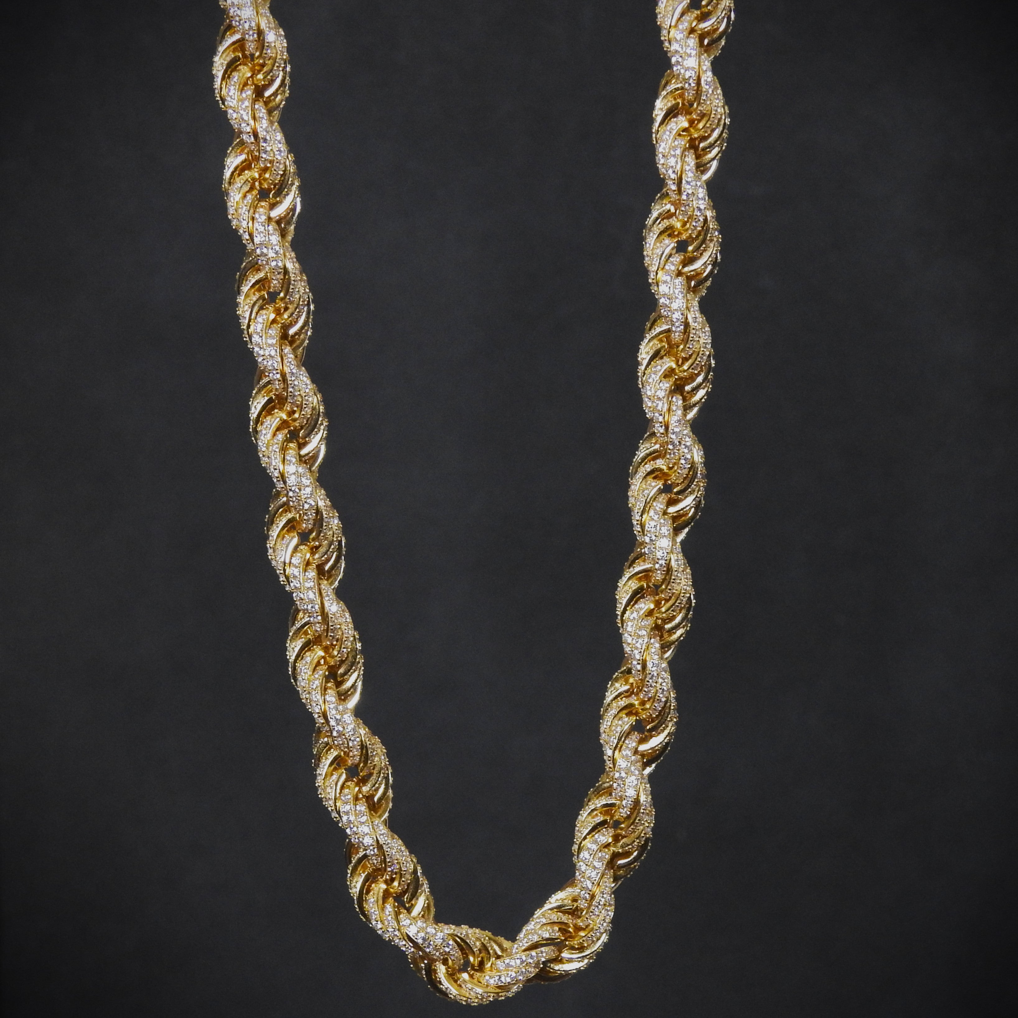 Iced rope chain – Gold Dealers