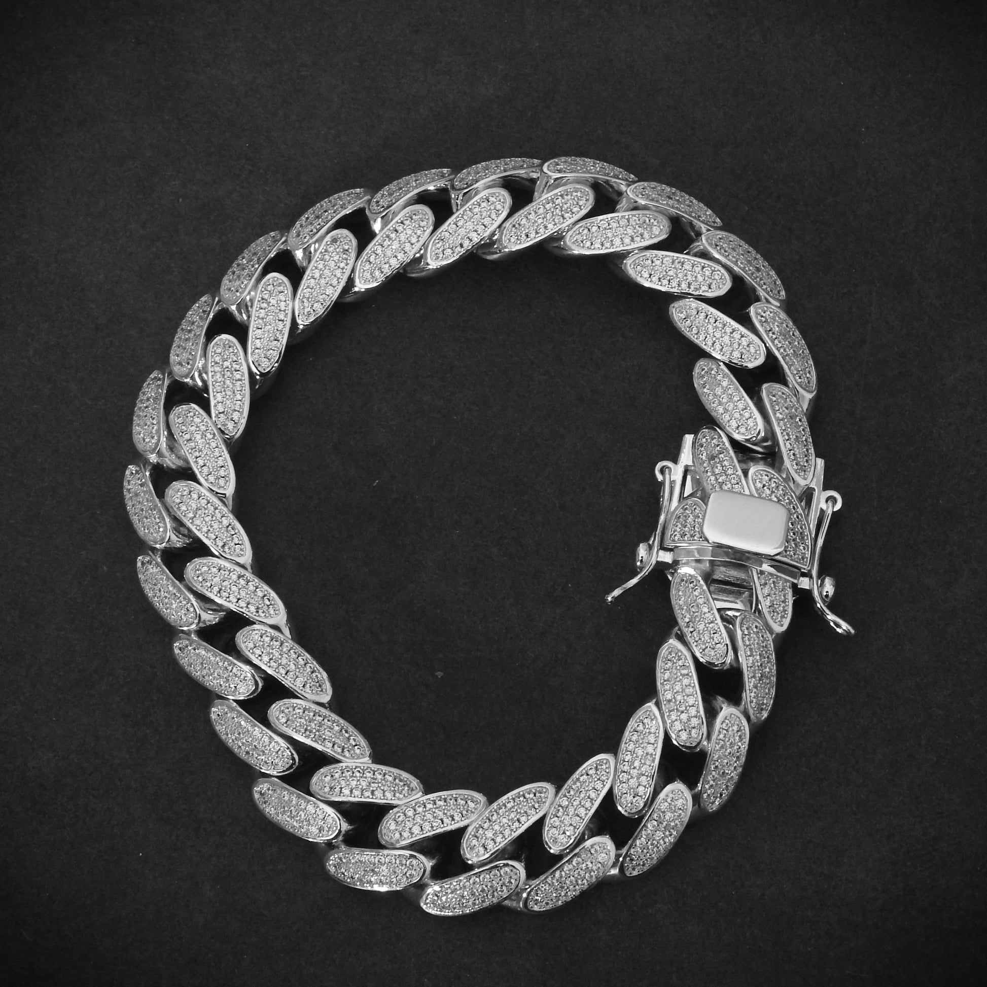 Iced Cuban Bracelet Plata - Gold Dealers