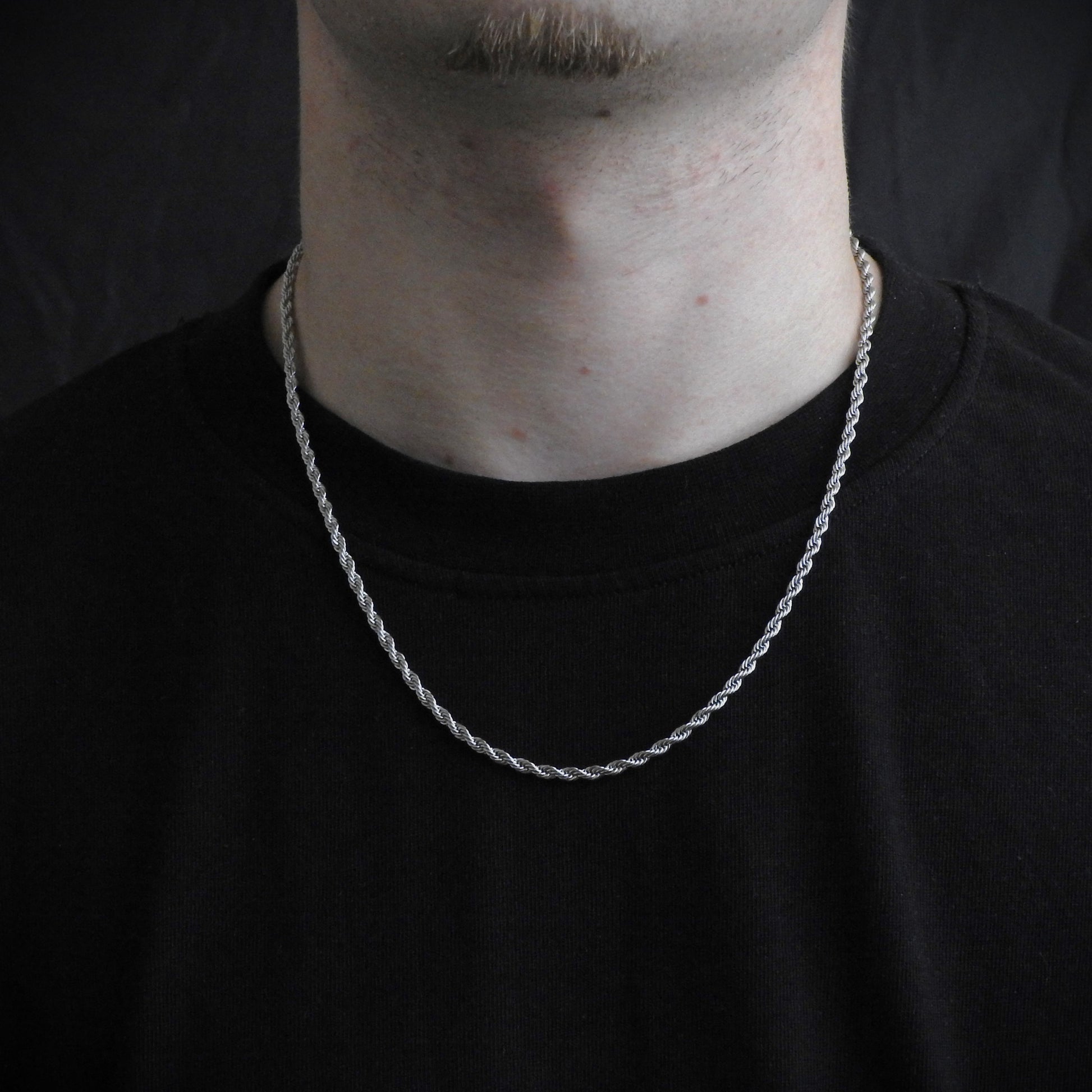 Rope Chain 3mm Plata - Gold Dealers