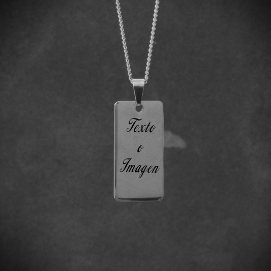 Custom Tag Silver