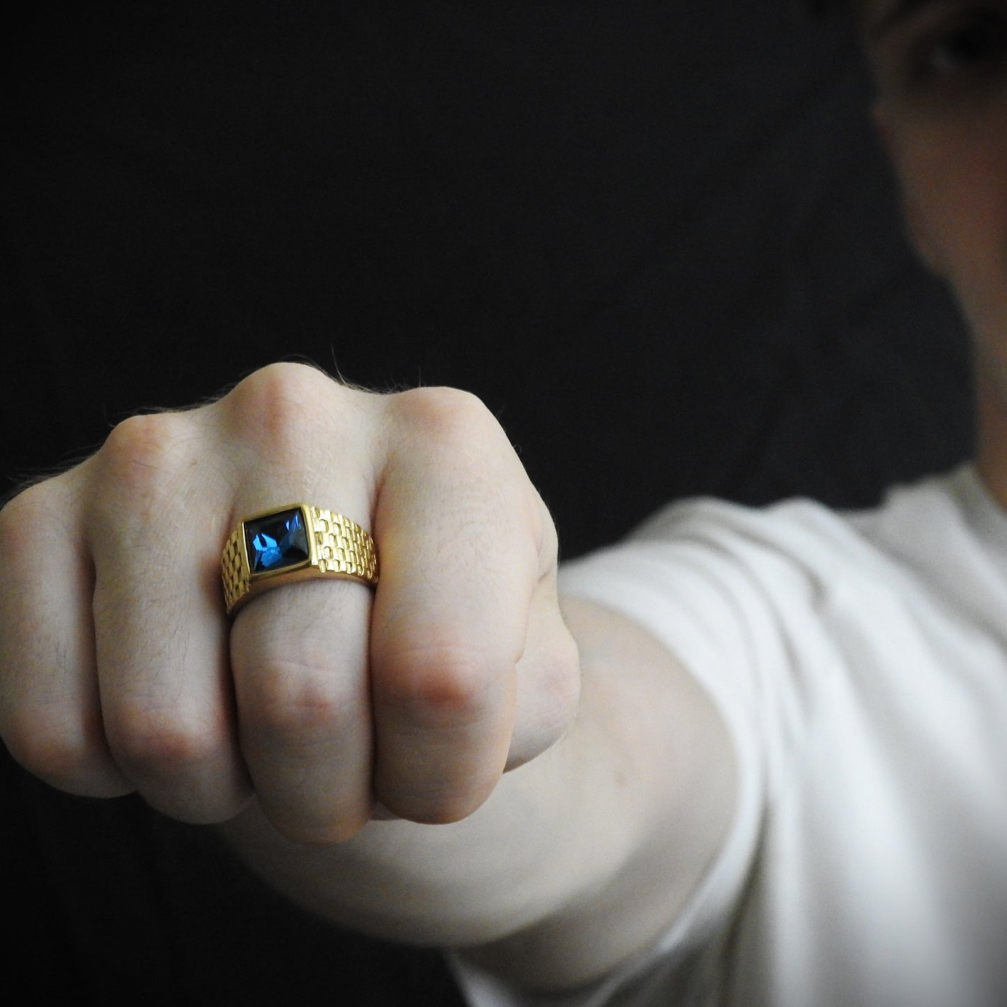 Blue Gem Ring
