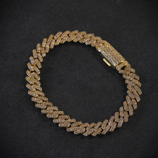Frosted cuban bracelet
