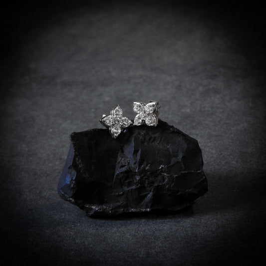 Lotus Earrings Plata