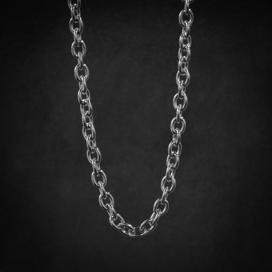 Rolo Chain 7mm Plata