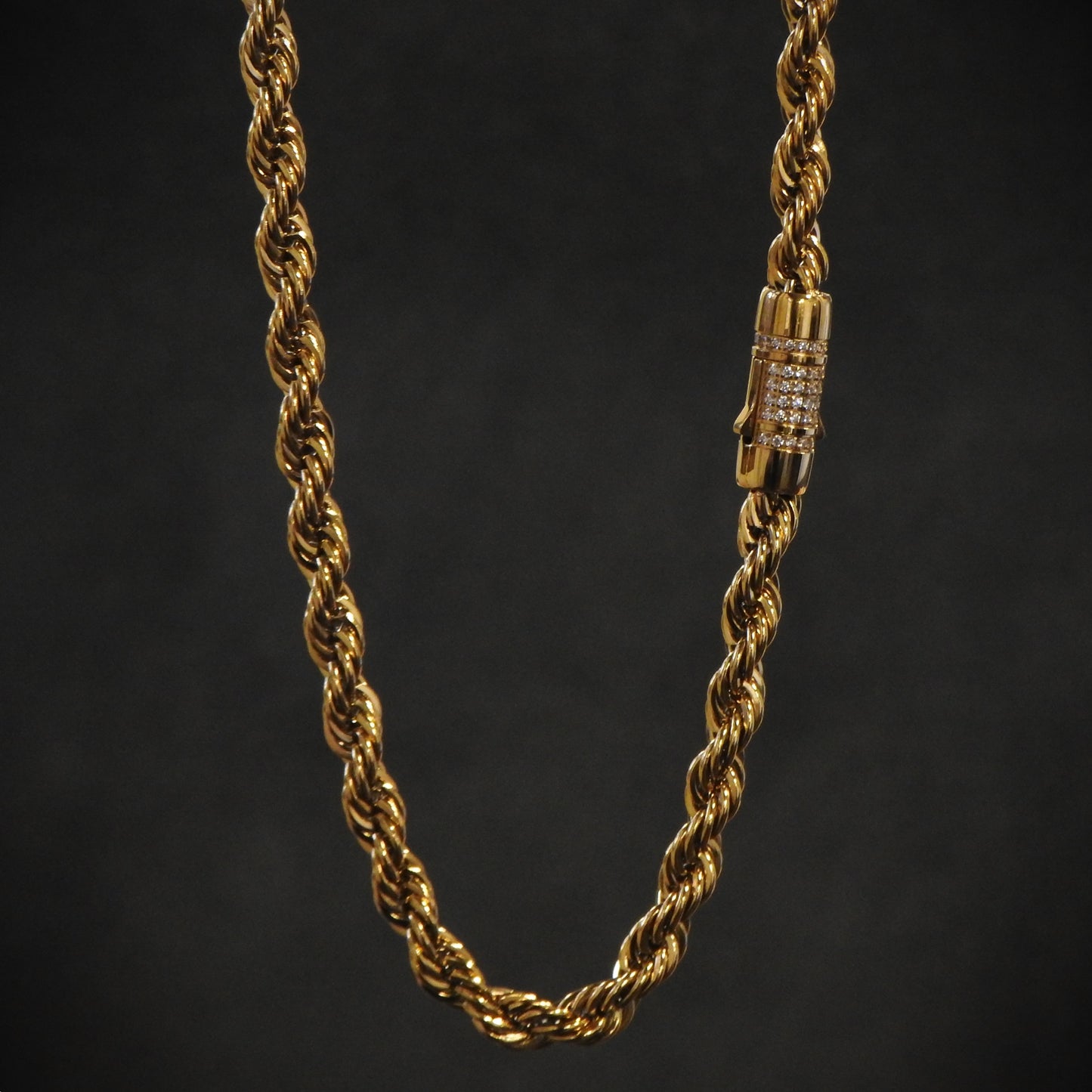 Rope Chain Iced Clasp