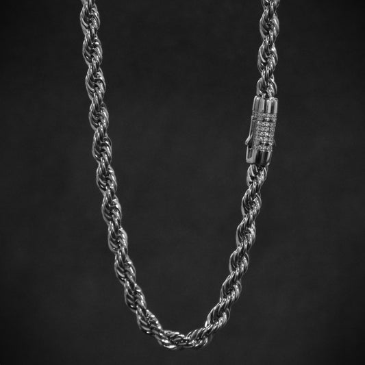 Rope Chain Iced Clasp