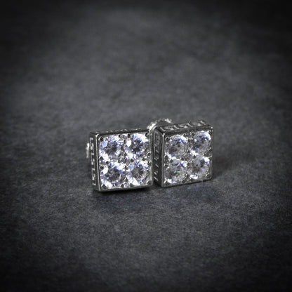Pendientes Diamond Master Plata
