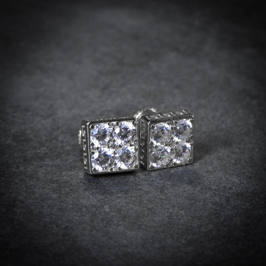 Pendientes Diamond Master Plata