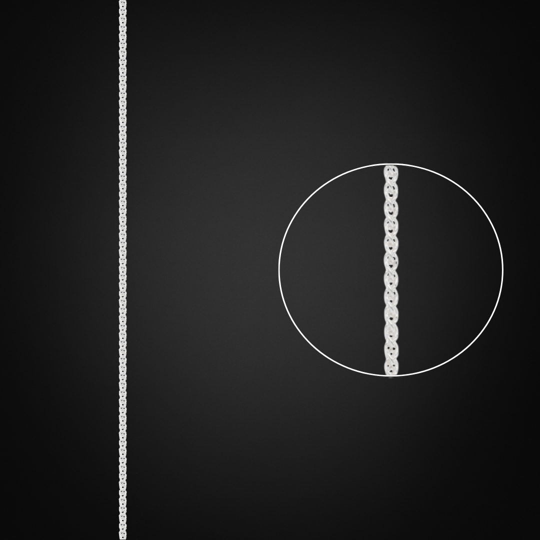 Italian Silver Franco Chain 1mm