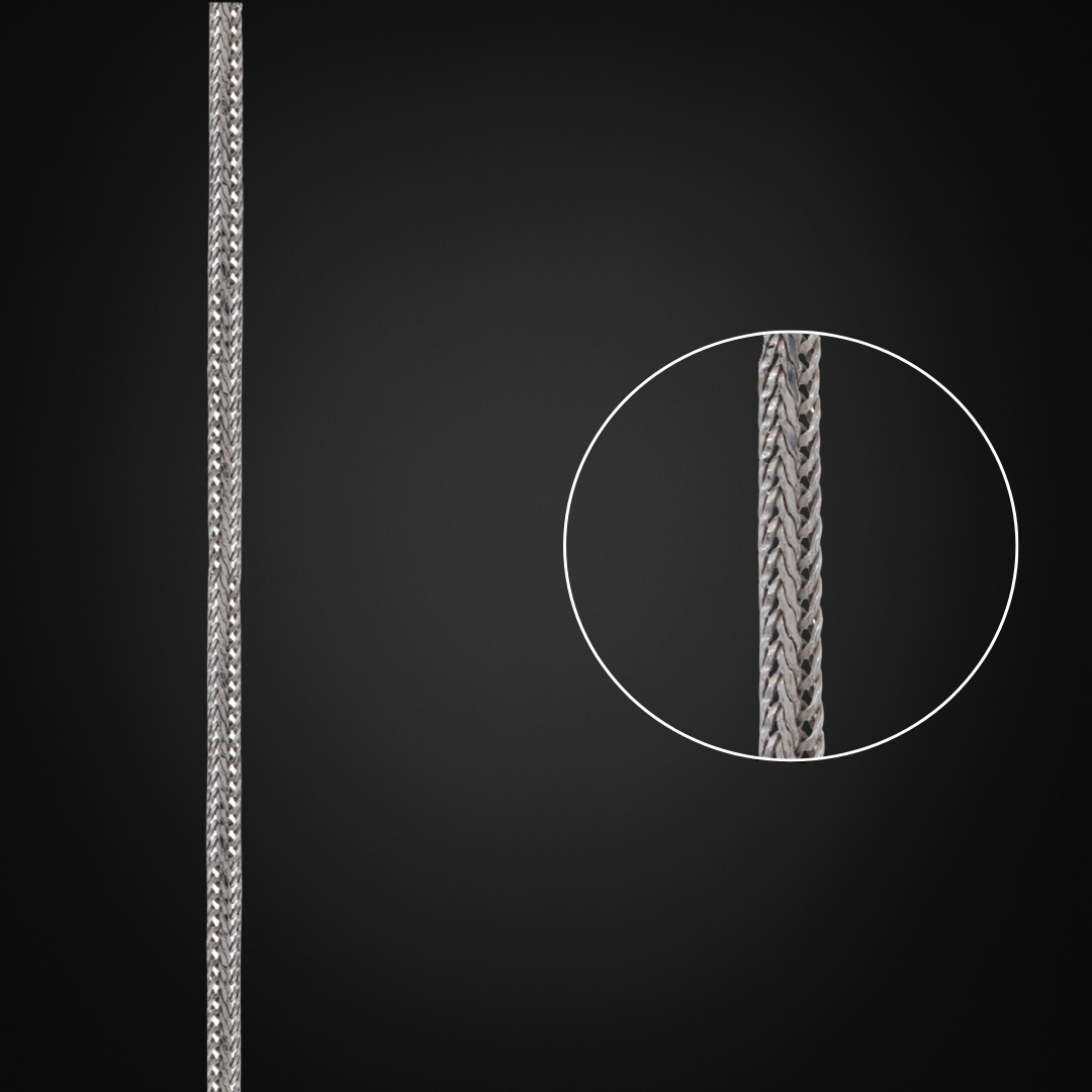 Flat Franco Chain Italian Silver 2mm