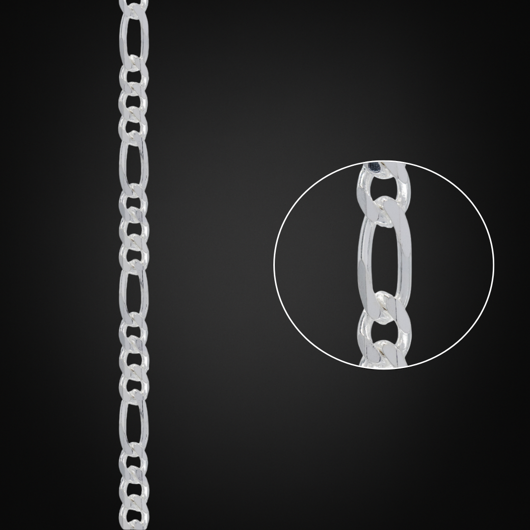 Italian Silver Figaro Chain 3mm