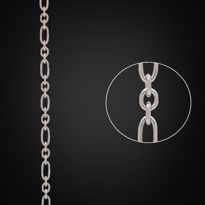 Italian Silver Figaro Rolo Chain 4mm