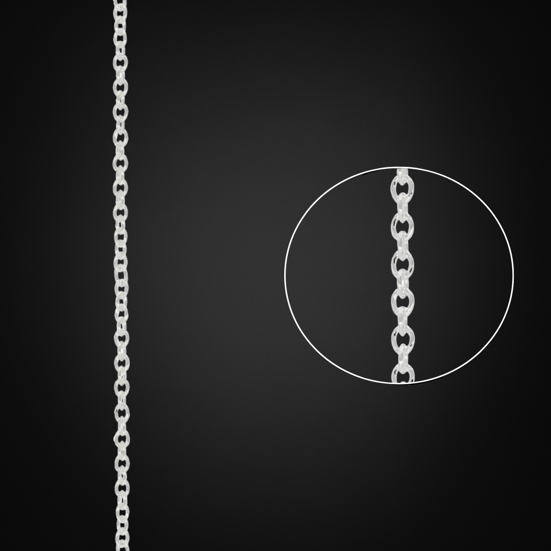 Italian Silver Forced Chain 2mm