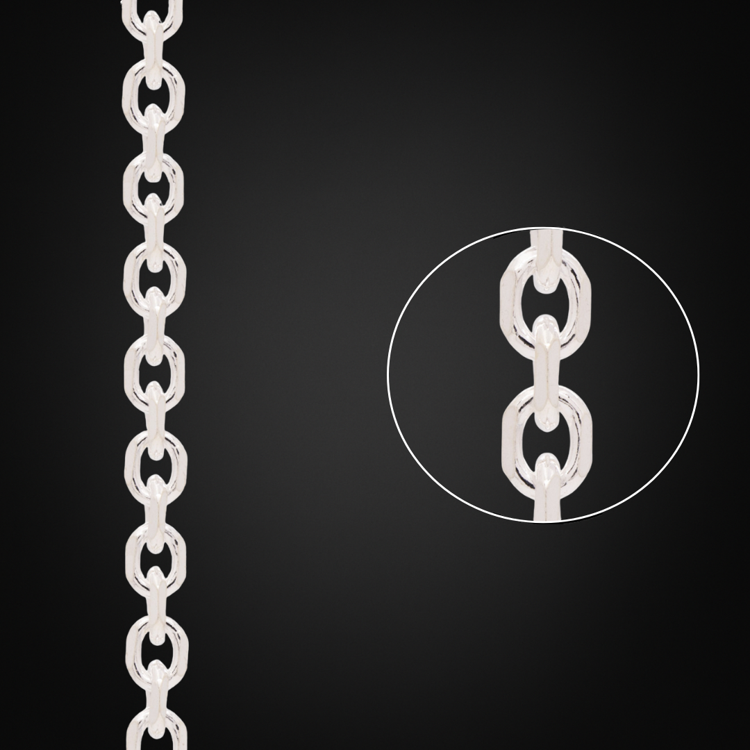 Italian Silver Forced Chain 6mm