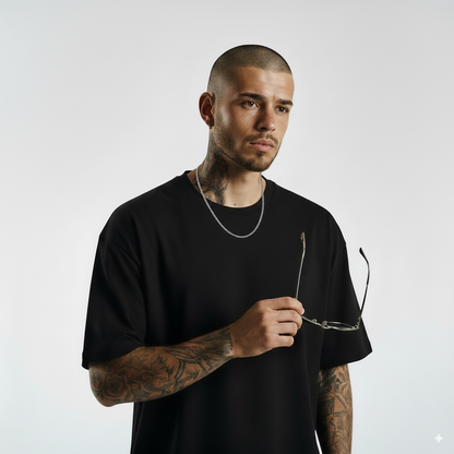 Cadena Fantasía Plata Italiana 3mm