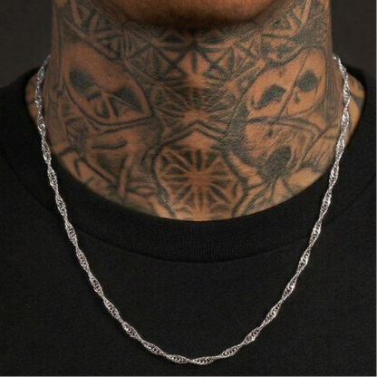 Cadena twisted plata - Gold Dealers