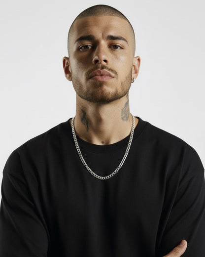 Italian Silver Cuban Chain 6mm