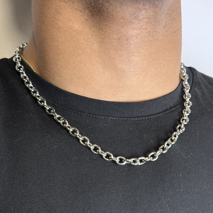 Rolo Chain 7mm Plata