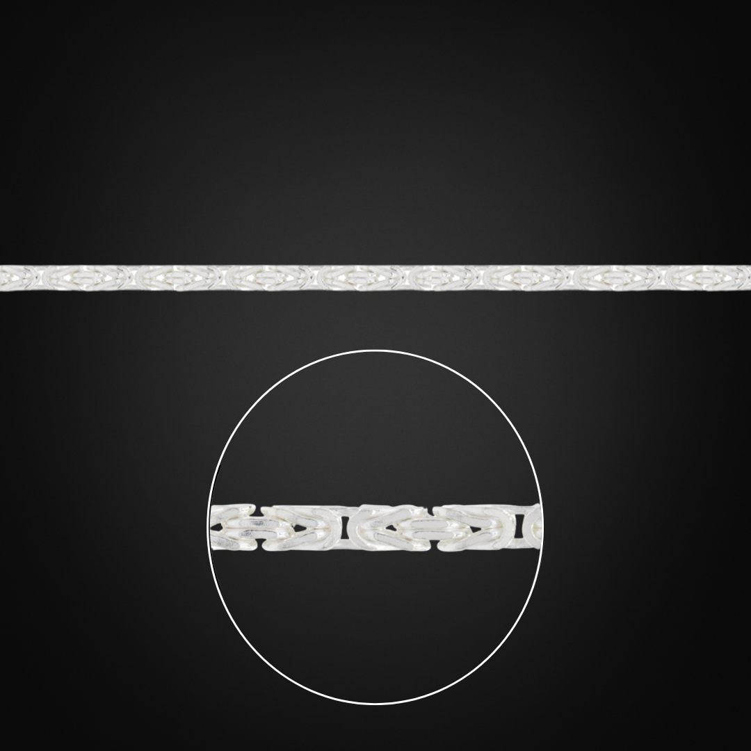 Pulsera Dragon Plata Italiana 3mm