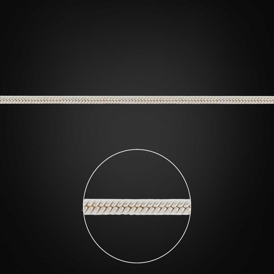 Italian Silver Snake Bracelet 3mm