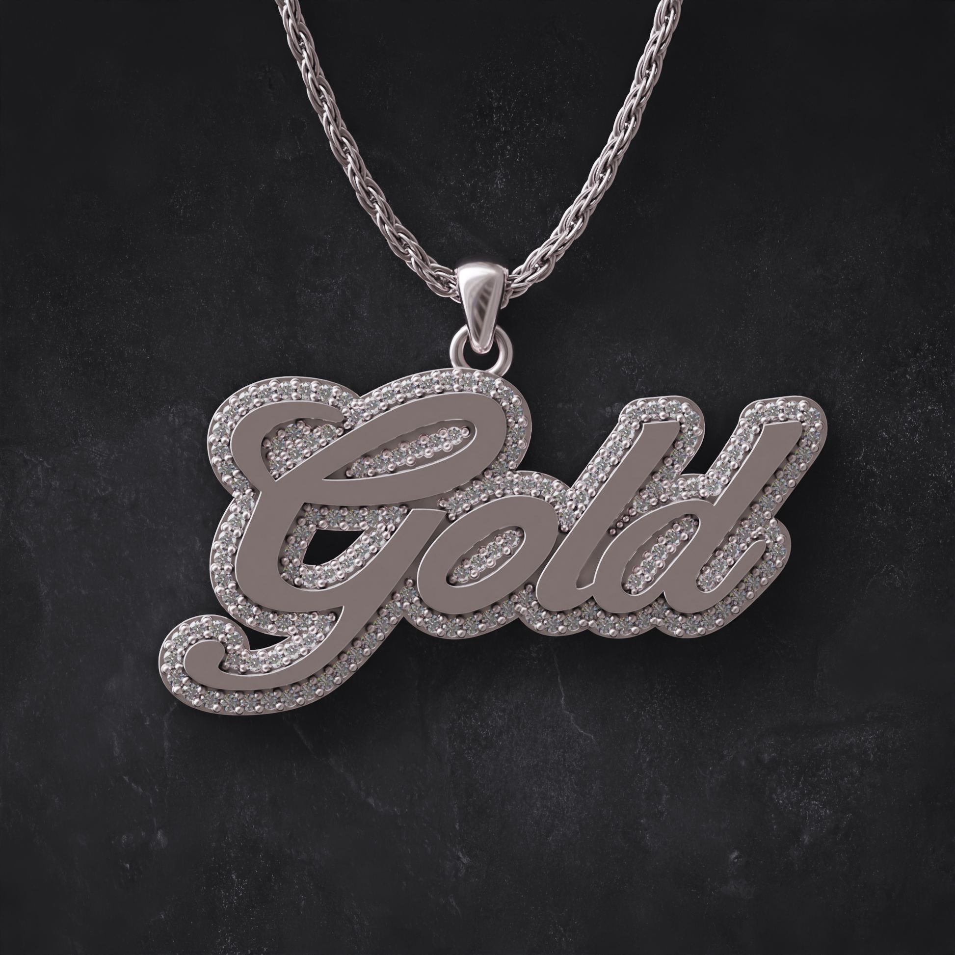 Super Iced Custom Name Silver – Gold Dealers - Main Image