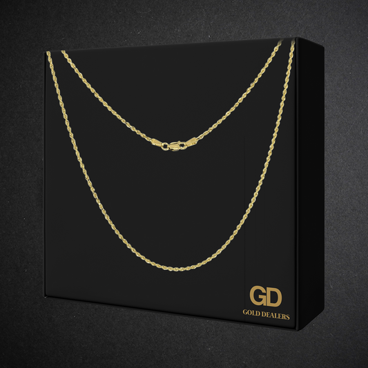 Pack rope chain 3mm - Gold Dealers