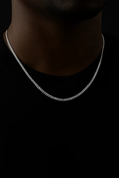 Italian Silver Cuban Chain 4mm
