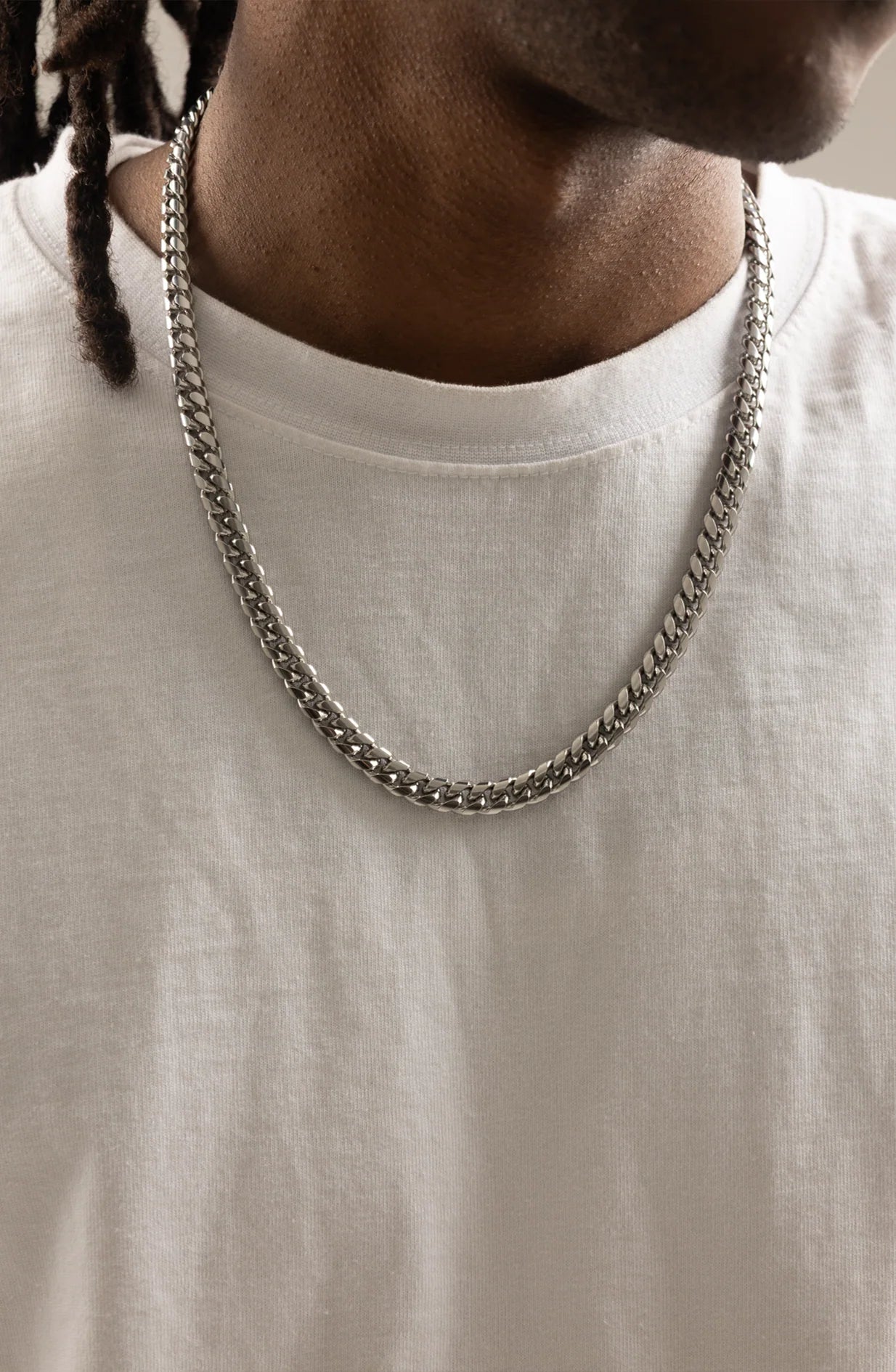 Italian Silver Cuban Chain 9mm